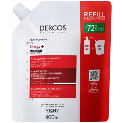 Vichy Dercos Energising Posilující šampon náplň 500 ml – Hledejceny.cz