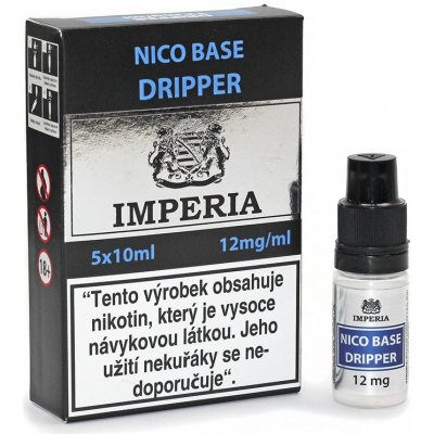 Boudoir Samadhi s.r.o. IMPERIA Nikotinová báze Dripper 30/70 12mg 5x10ml – Zboží Dáma