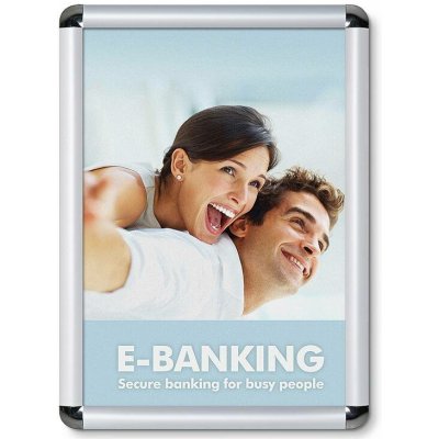 Jansen Display Klaprám A3 oblý roh profil 25 mm 328 x 451 mm – Zboží Dáma