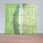 Záclony Limetka: 2 ks - 150x250 cm - Sablio – Hledejceny.cz