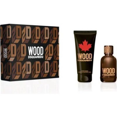 Dsquared² Wood For Him EDT 100 ml + sprchový gel 150 ml – Zboží Mobilmania