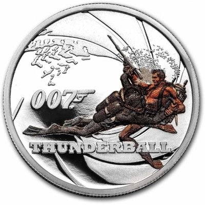 The Perth Mint Australia 007 James Bond Film: Thunderball 1/2 oz – Hledejceny.cz