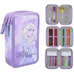 CurePink trojdílné pouzdro Frozen II|Ledové království 13 x 20 x 7 cm – Zboží Dáma