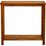 OMAXI 543573 Zahradní konzolový stolek 80x35x75 cm masivní akáciové dřevo – Hledejceny.cz