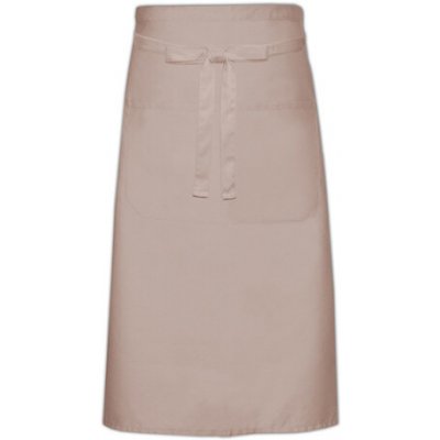 Link Kitchen Wear Kuchařská zástěra s kapsou X970T Sand 100x70cm – Hledejceny.cz