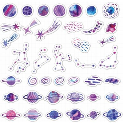 Sada 40 samolepek - Universe – Zboží Živě