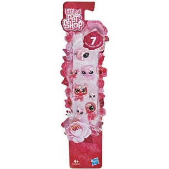 Hasbro Littlest Pet Shop Květinová zvířátka 7 ks růžová růže