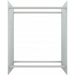 VidaXL Tvrzené sklo 80 x 35 x 100 cm bílý – HobbyKompas.cz