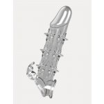 DKK Wolf Warrior Průhledný návlek na penis s výstupky – Zboží Mobilmania