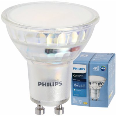 Philips LED žárovka GU10 CP 4,9W 50W teplá bílá 3000K, reflektor 120° – Zbozi.Blesk.cz
