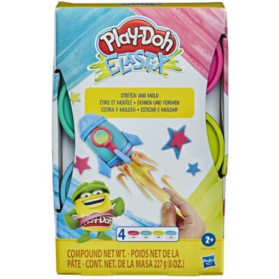 Play-Doh Elastix Zelená/modrá/žlutá/růžová – Zbozi.Blesk.cz