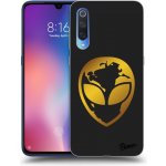 Pouzdro Picasee silikonové Xiaomi Mi 9 - EARTH - Gold Alien 3.0 černé – Zbozi.Blesk.cz