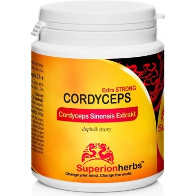 Superionherbs Cordyceps extrakt 40 % polysacharidů 15 % manitolu 90 tobolek – Hledejceny.cz