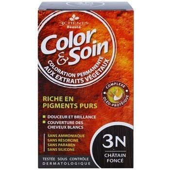 Color & Soin barva na vlasy 3N tmavě hnědá 135 ml