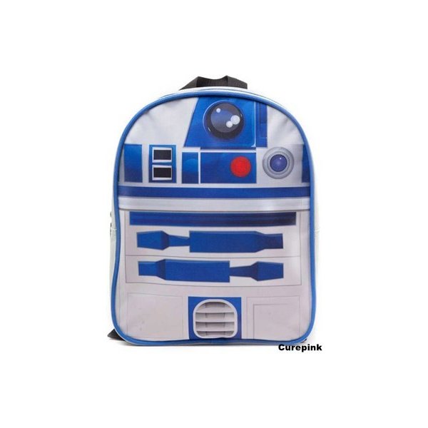  CurePink batoh Star Wars R2-D2 bílý BP091410STW