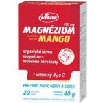 Vitar Magnézium 400 mg + B6 + vitamin C grep 20 sáčků – Hledejceny.cz
