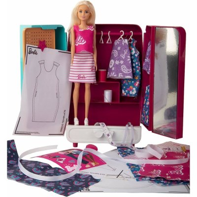 Barbie šatní skříň s šicími doplňky 29cm – Zboží Mobilmania