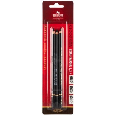 Koh-i-noor Tužka s uhlem gradačním č.2,3,4 blistr 3 ks 8811 – Zboží Dáma