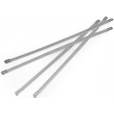 Výztuž do korzetu šíře 5 mm více délek - 16 cm stříbrná (20 ks) – Zboží Dáma