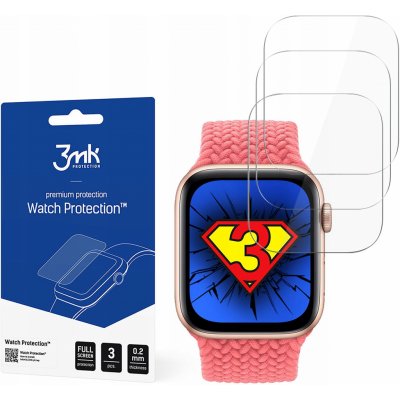 3mk Ochranná fólie pro Apple Watch SE 2022 40mm, (3ks), 5903108491204 – Zboží Živě