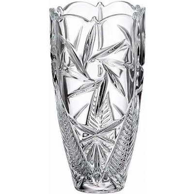 CRYSTALITE BOHEMIA KŘISTÁLOVÁ VÁZA BOHEMIA PINWHEEL 250 MM – Hledejceny.cz