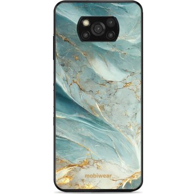 Mobiwear Glossy - Xiaomi POCO X3 NFC - G022G Zelenkavý a zlatavý mramor – Zboží Živě