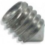 šroub stavební do klik "červík" M6*8mm imbus+hrot NEREZ A2 DIN914 – Sleviste.cz