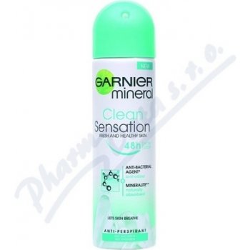 Garnier Mineral Clean Sensation deospray 150 ml od 80 Kč - Heureka.cz