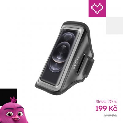 FIXED Sportovní na ruku Armband pro smartphony až 6.7'' FIXAB-BK černý – Zboží Živě
