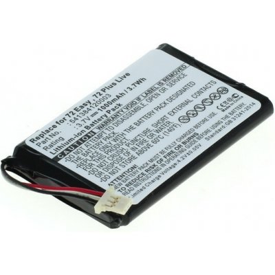 VHBW Baterie pro Navigon 72 Easy / 72 Plus / 72 Premium, 1000 mAh - neoriginální – Hledejceny.cz