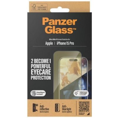 PanzerGlass E2E AntiBlue + AntiGlare install kit, Apple iPhone 15 Plus 2815 – Zboží Mobilmania