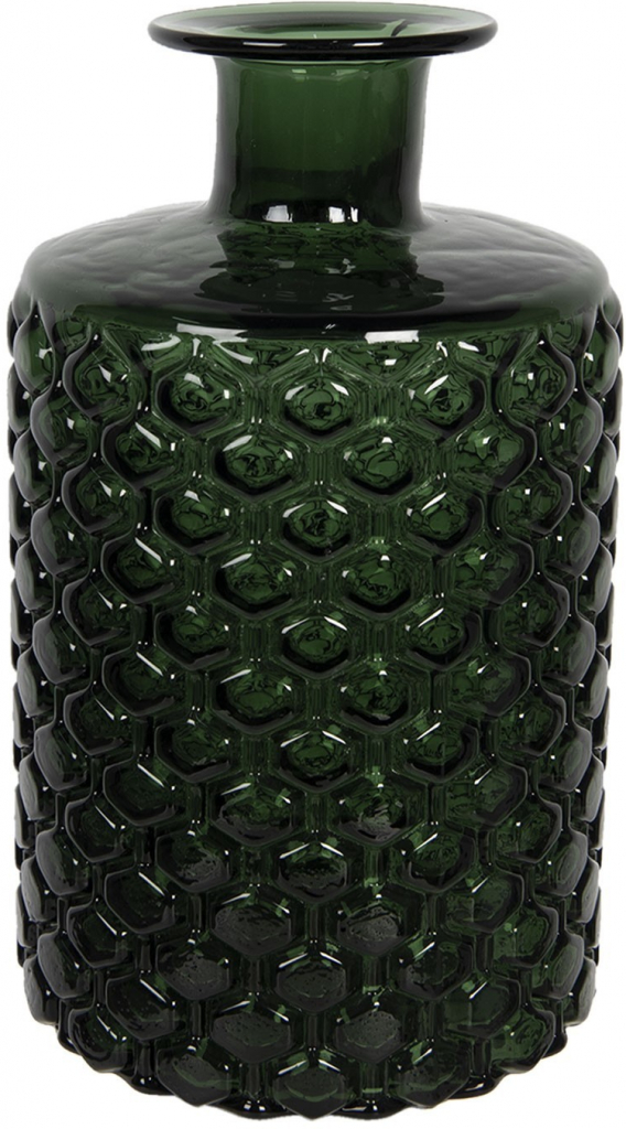 Tmavě zelená skleněná váza Ila - Ø 15*26 cm od 771 Kč - Heureka.cz