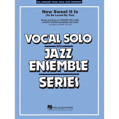 How Sweet It Is To Be Loved By You Vocal Solo with Jazz Ensemble partitura + party – Sleviste.cz