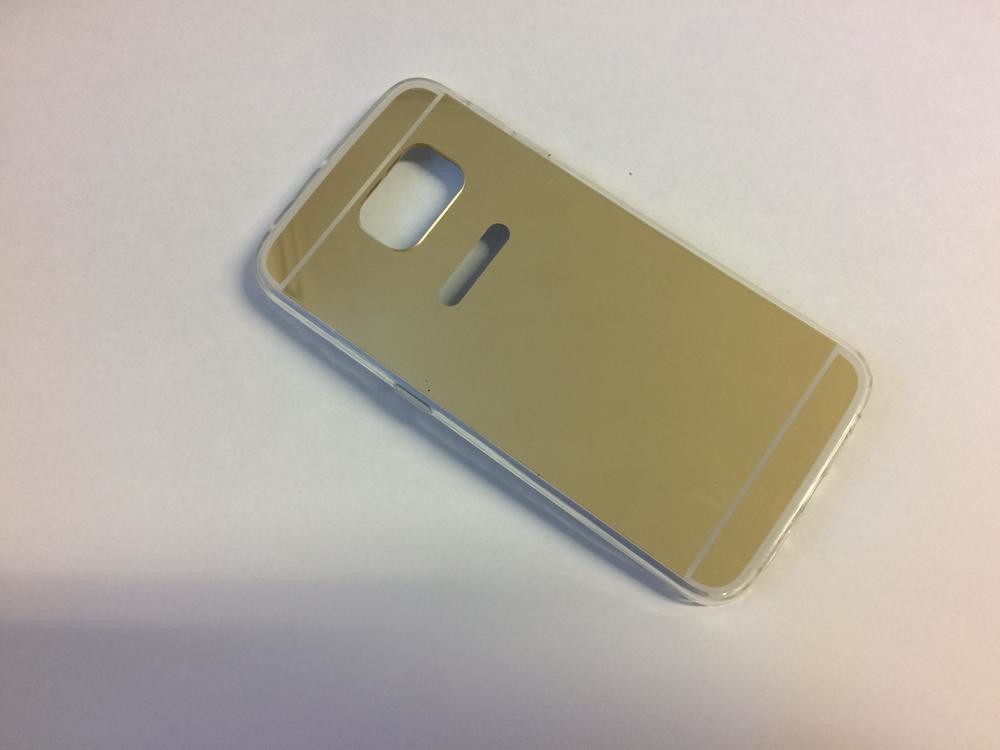 Pouzdro Mirro FORCELL Samsung Galaxy S6 Edge zlaté