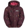 Dětská sportovní bunda Jack Wolfskin Gleel 2l Ins Print 1610381 vínová