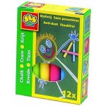 SES CREATIVE Křídy dětské barevné set 12ks v krabičce – Zboží Dáma
