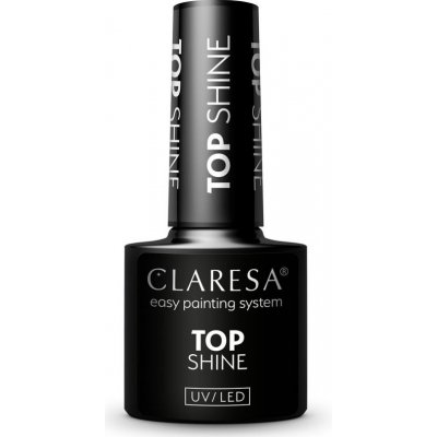 Claresa UV/LED Top Shine gelový vrchní lak na nehty lesklý 5 g – Zboží Dáma