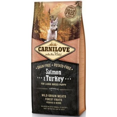 Salmon & Turkey for Large Breed Puppy 12kg Carnilove