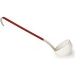 Smaltovaná naběračka bílo červená 9cm - Ibili – Zboží Dáma