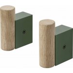Muuto Attach tmavě zelený 2 ks – Hledejceny.cz