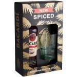 Bacardi Spiced 35% 0,7 l (dárkové balení 1 sklenice) – Hledejceny.cz