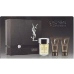 Yves Saint Laurent L'Homme EDT 100 ml + balzám po holení 50 ml + sprchový gel 50 ml dárková sada – Hledejceny.cz