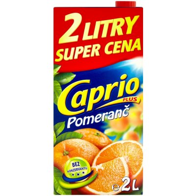 Caprio Plus pomeranč Nektar 2l – Zboží Mobilmania