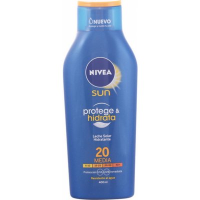 Nivea Sun Protect & Moisture hydratační mléko na opalování SPF20 400 ml – Zboží Mobilmania