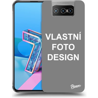 Pouzdro Picasee silikonové Asus Zenfone 7 ZS670KS - Vlastní design/motiv čiré – Zbozi.Blesk.cz