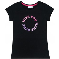 WINKIKI dívčí tričko WTG 11967, černá
