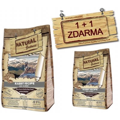 Natural Greatness Rabbit Recipe All Br.Light Fit 2 kg – Zboží Mobilmania