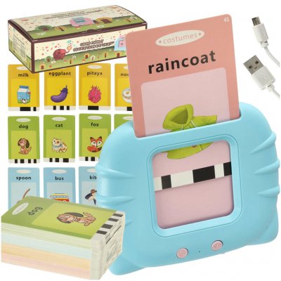 Zvuková čtečka karet pro výuku anglických slovíček, 112 karet – Zbozi.Blesk.cz