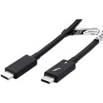 Roline 11.02.9043 Thunderbolt 4, USB C(M) - USB C(M), 40Gb/s, PD 100W, 0,5m, černý – Zboží Živě