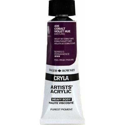 Daler Rowney Cryla Artists akrylová barva cobalt violet hue 75 ml – Sleviste.cz